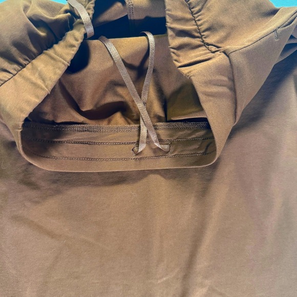 Uniqlo Mame Kurogouchi AIRism Cotton Slit Pencil Skirt Brown Small Modern NWT - Picture 7 of 12